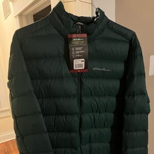 Eddie Bauer Puffy Jacket - Green - XL - NEVER WORN